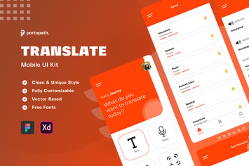 Translator App - Mobile Kit