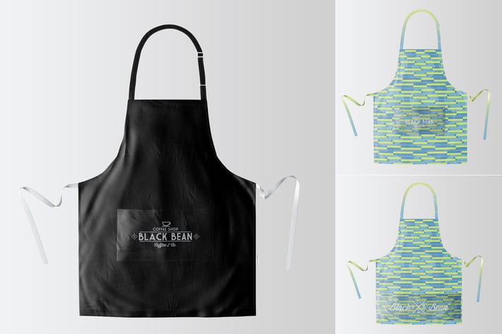 Restaurant and Home Kietchen Apron Mockup-07