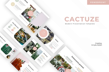 Cactuze - Powerpoint Template