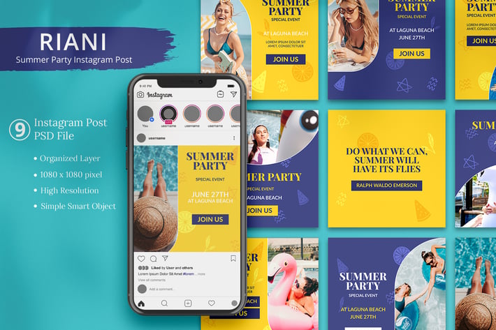 Riani - Summer Party Instagram Post