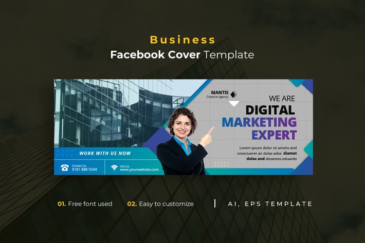 Business r16 Facebook Cover Template