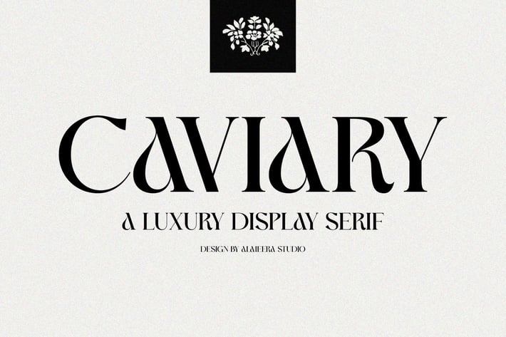 Caviary - Display serif font