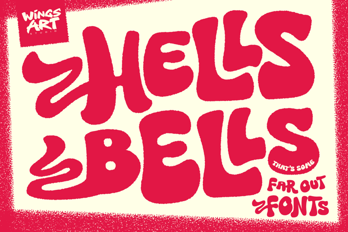 Hells Bells - A 1970s Bell Bottom Font