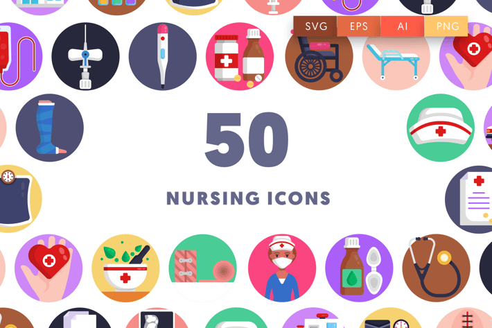 50 Nursing Icons