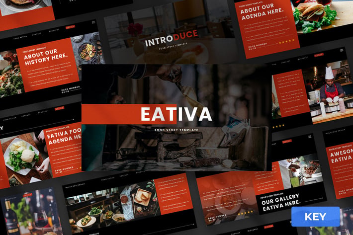 Eativa - Food Keynote Presentation Template