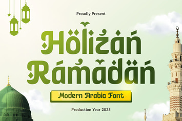 Holizan Ramadan - Arabic Font