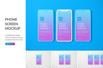 Unicolor Phone Mockup