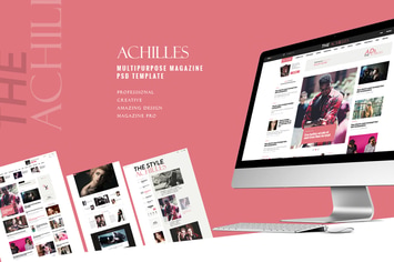 ACHILLES - Multipurpose Magazine PSD Template 