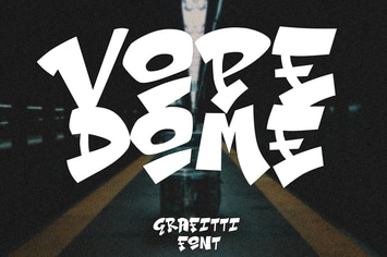 Vope Dome - Bold Graffiti Font
