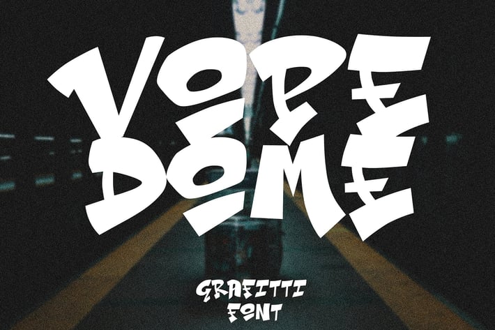 Vope Dome - Bold Graffiti Font