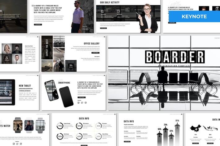 Boarder - Travel Keynote Template