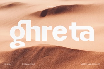 Ghreta Sans Serif Font