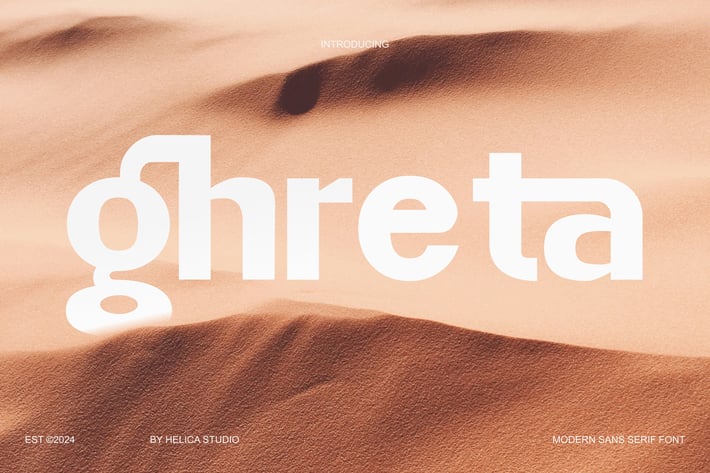 Ghreta Sans Serif Font