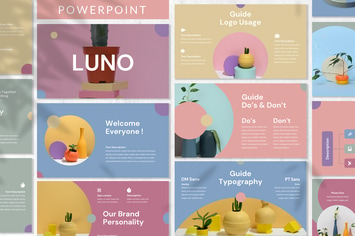 Luno - Brandbook Powerpoint Template