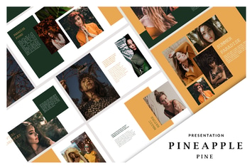 Pineapple Pine - Nature Fashion Powerpoint