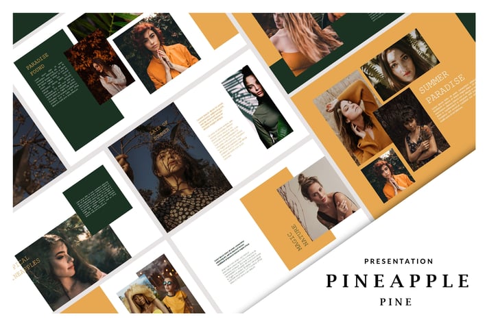 Pineapple Pine - Nature Fashion Powerpoint
