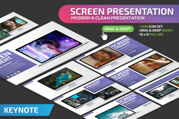 Screen Keynote Presentation Template