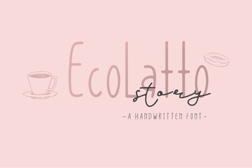 Ecolatto Story - Handwritten Font Duo