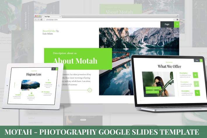 Motah - Photography Google Slides Template