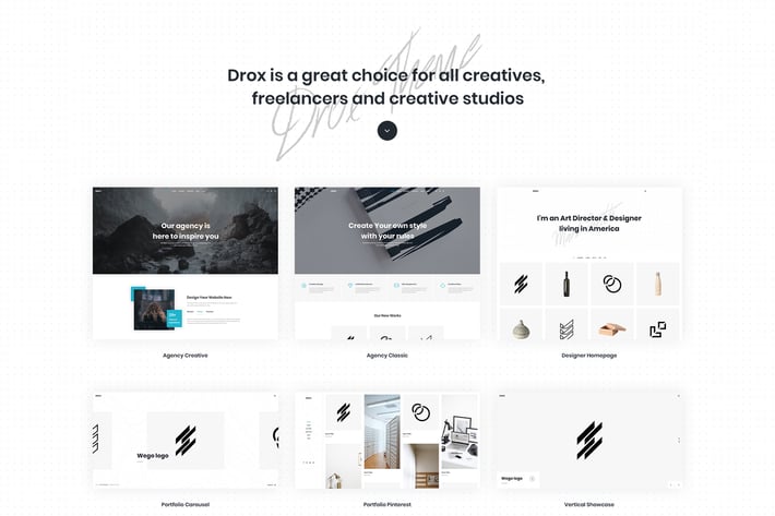 Drox - Agency & Portfolio Responsive Template