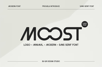Moost - Futuristic & Logo Font