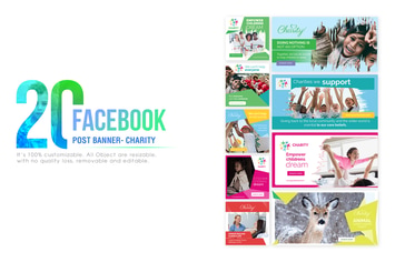 20 Facebook Post Banner - Charity