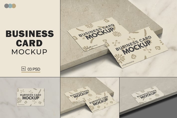 Business Card Mockups V.8