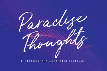 Paradise Thoughts Typeface