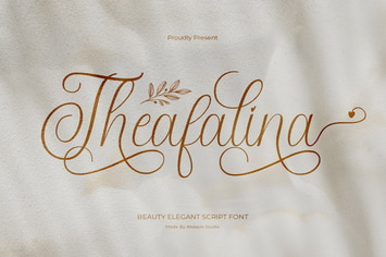 Theafalina - Beauty Elegant Script