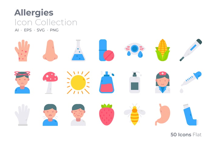 Allergies Color Icon