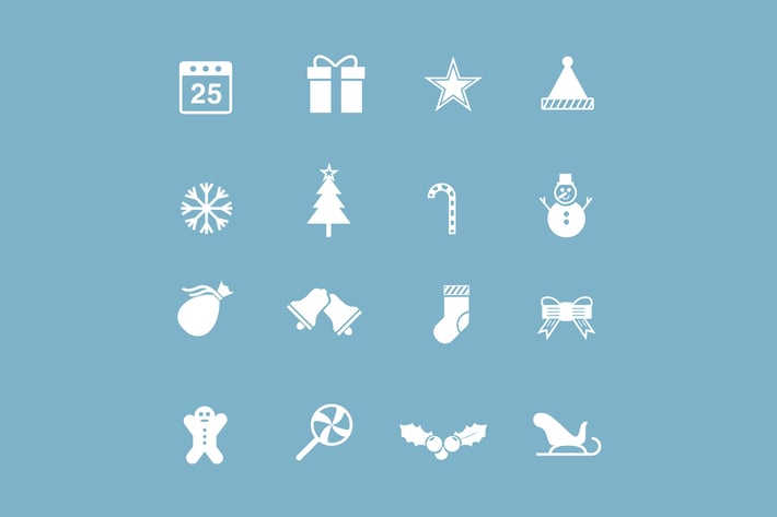 16 Festive Christmas Icons