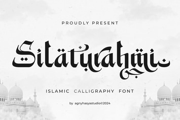 Silaturahmi - Islamic Calligraphy Font