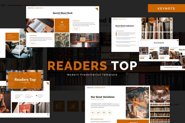 Readers Top  - Keynote Template
