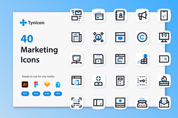 Tynicon - Marketing Icons