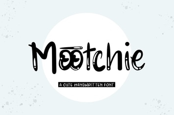 Mootchie - A Cute Handwritten Font