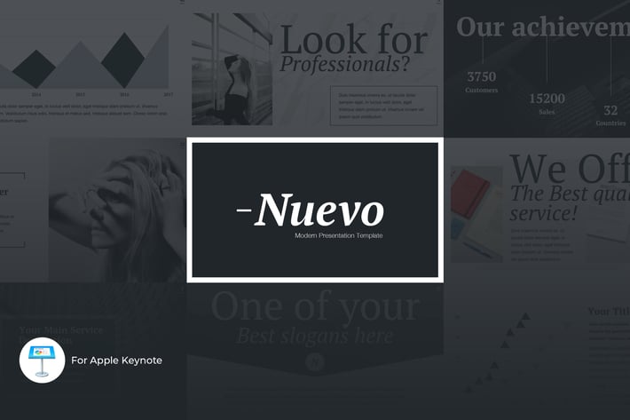 Nuevo Keynote Presentation Template