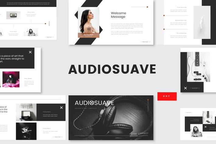 Audiosuave - Music Powerpoint Template