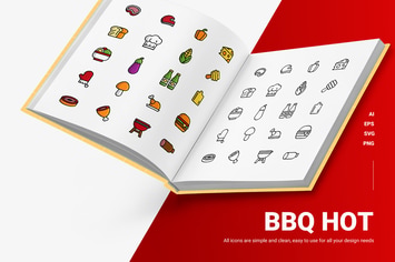 Bbq Hot - Icons