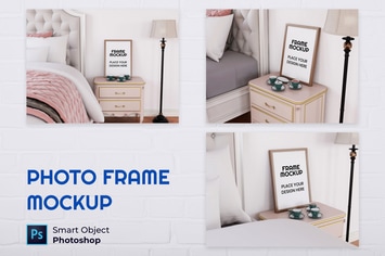 Blank Photo Frame Mockup