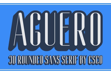 Aguero Sans Rounded 3D