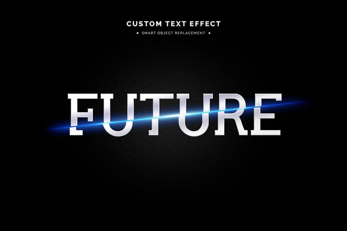 Sci Fi Text Effect Mockup