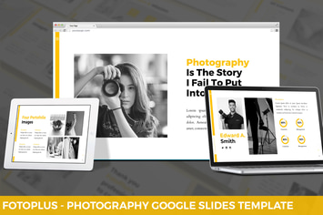 Fotoplus - Photography Google Slides Template
