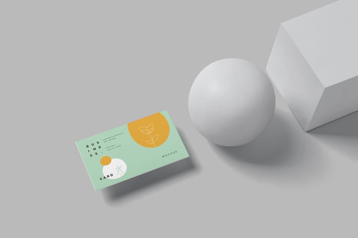3.5x2 Business Card Mockups