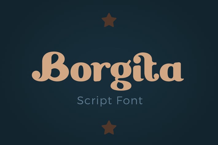 Borgita Script Calligraphic Font