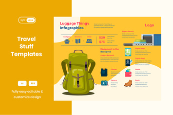 Travel Equipment  Infographic