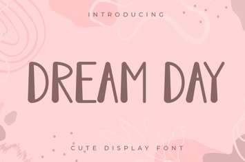 Dream Day - Cute Display Font
