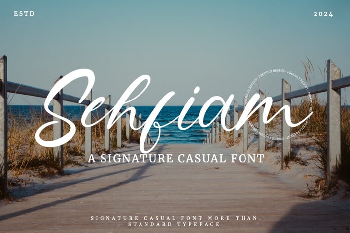 Sehfiam - Signature Casual Font