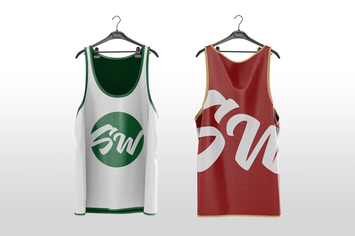 Hanging Tank Top Mockup 