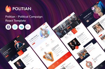 Politian - Political Campaign React Template