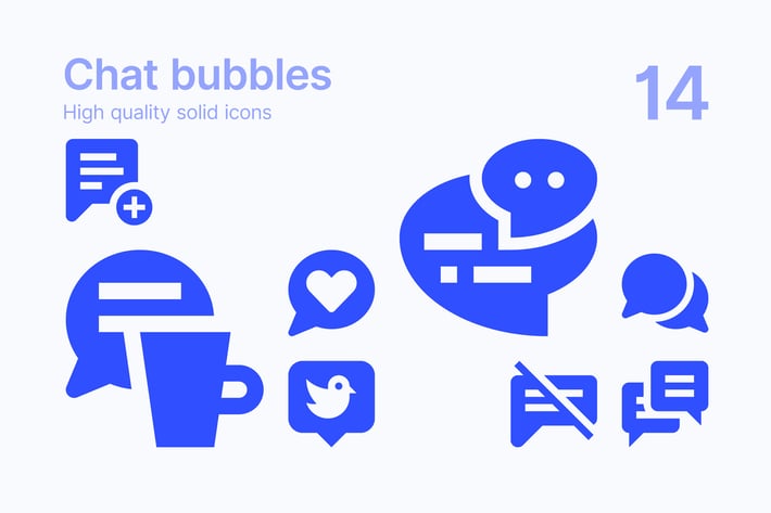Chat Bubble Icons